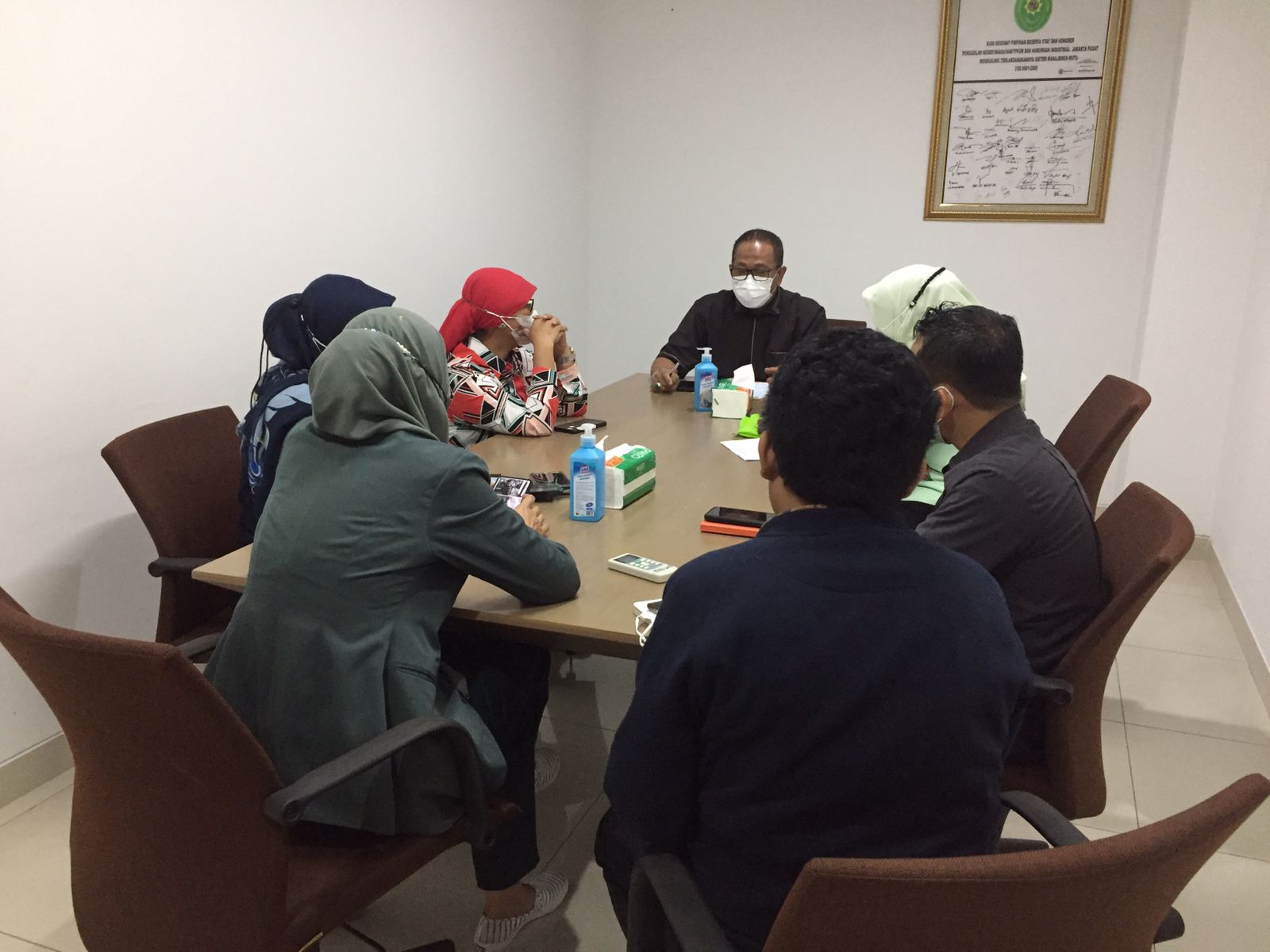 RAPAT BULANAN BIDANG KESEKRETARIATAN PERIODE BULAN APRIL 2022