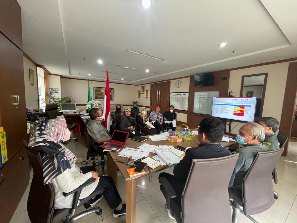 RAPAT KOORDINASI PERCEPATAN REALISASI ANGGARAN DIPA 03 PENGADILAN NEGERI JAKARTA PUSAT T.A. 2022