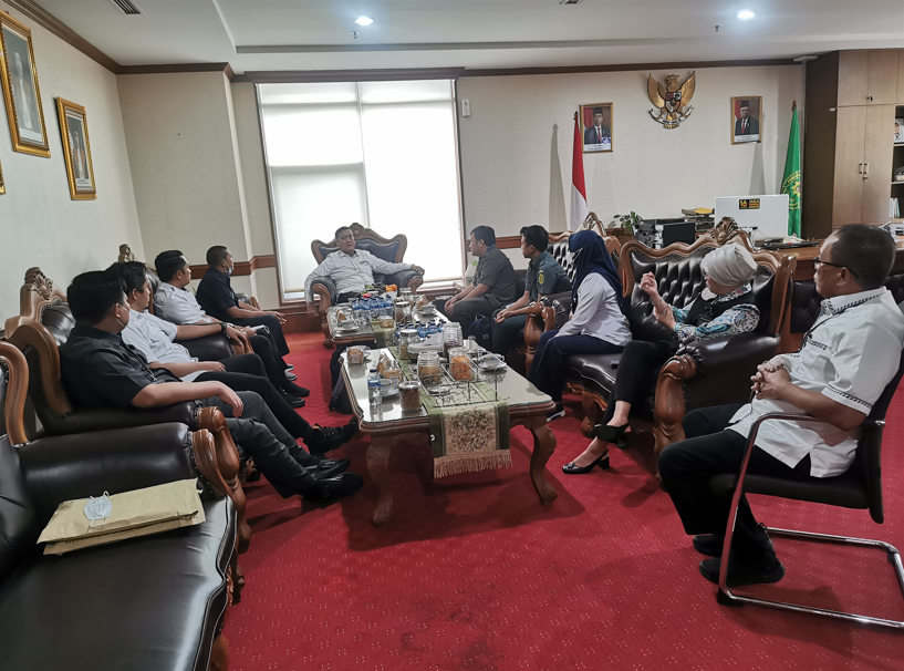 RAPAT KOORDINASI TINDAKLANJUT AUDIT KINERJA TAHUN ANGGARAN 2021 OLEH BADAN PEMERIKSA KEUANGAN