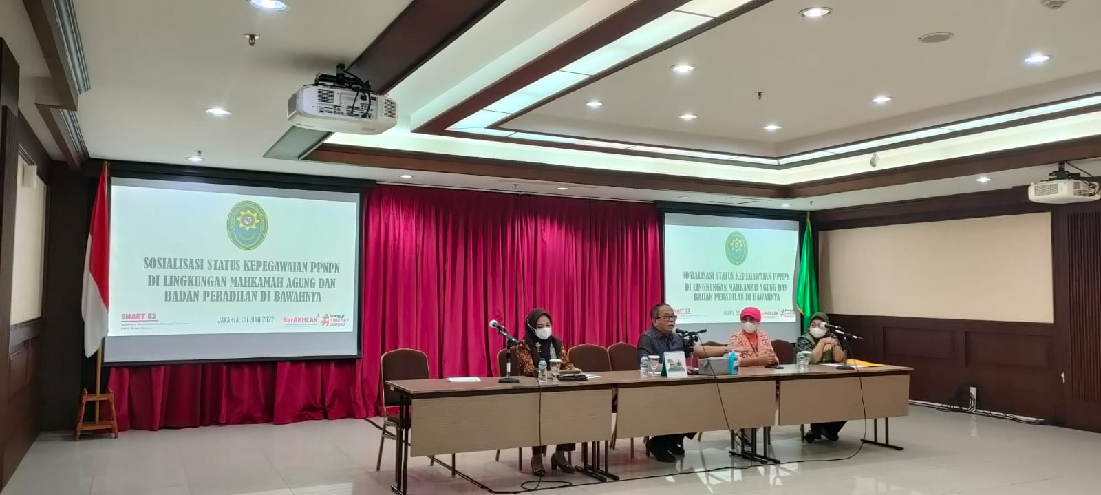 SOSIALISASI STATUS KEPEGAWAIAN PPNPN DI LINGKUNGAN MAHKAMAH AGUNG DAN BADAN PERADILAN DIBAWAHNYA