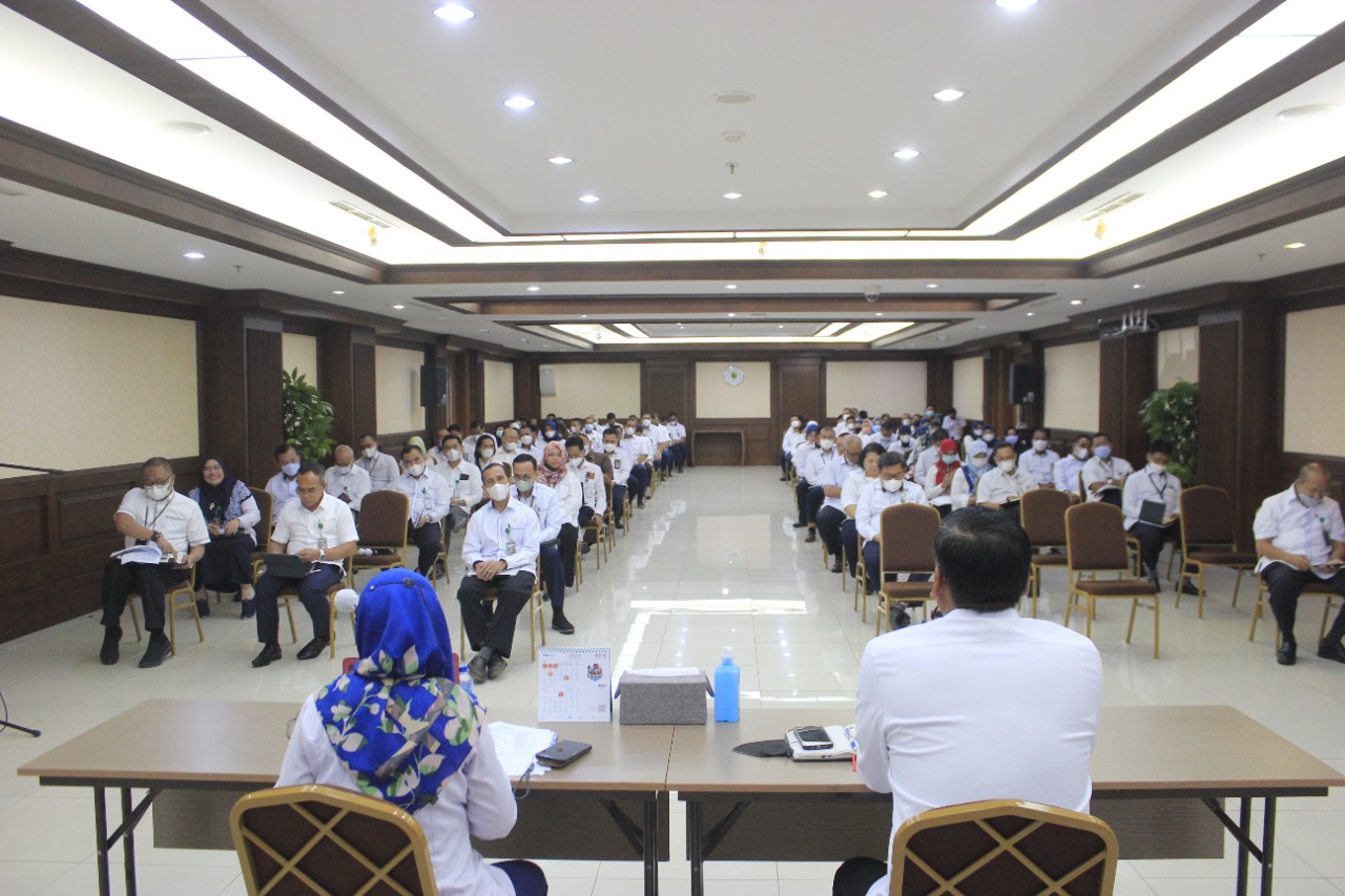 RAPAT RUTIN BULANAN PERIODE BULAN JUNI TAHUN 2022- MONITORING EVALUASI (MONEV) KINERJA