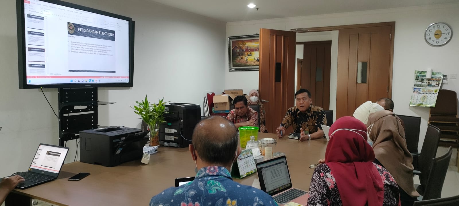 SOSIALISASI INTERNAL PETUNJUK TEKNIS ADMINISTRASI PERKARA & PERSIDANGAN SECARA ELEKTRONIK - SESI I