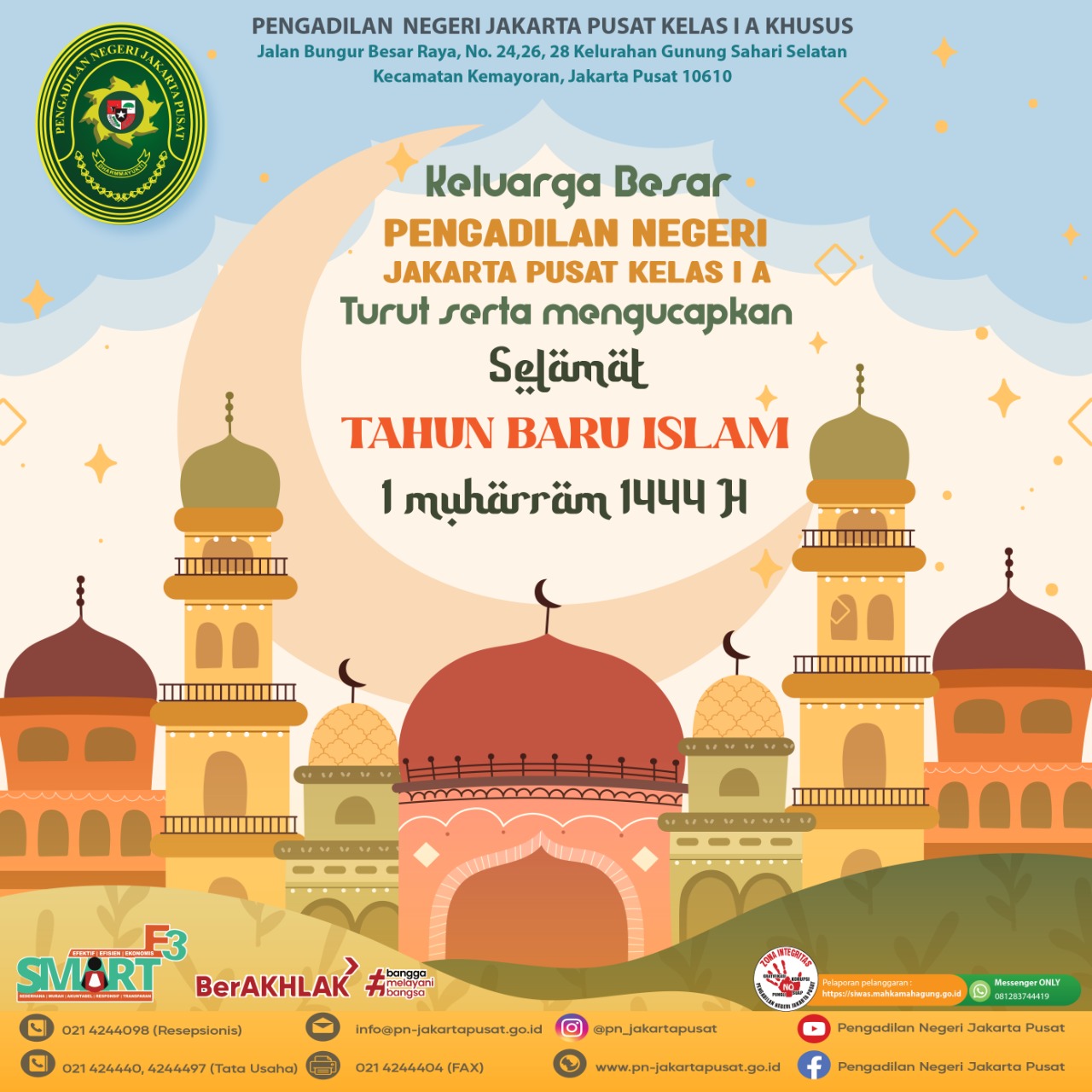 SELAMAT TAHUN BARU ISLAM - 1 MUHARRAM 1444 HIJRIYAH