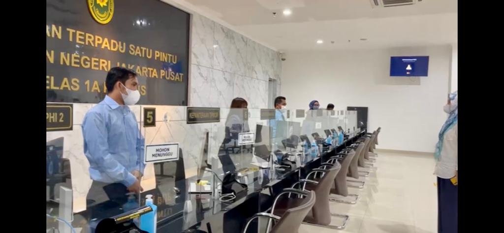 BRIEFING, MONITORING DAN EVALUASI PELAYANAN TERPATU SATU PINTU (PTSP) PERIODE BULAN JULI TAHUN 2022