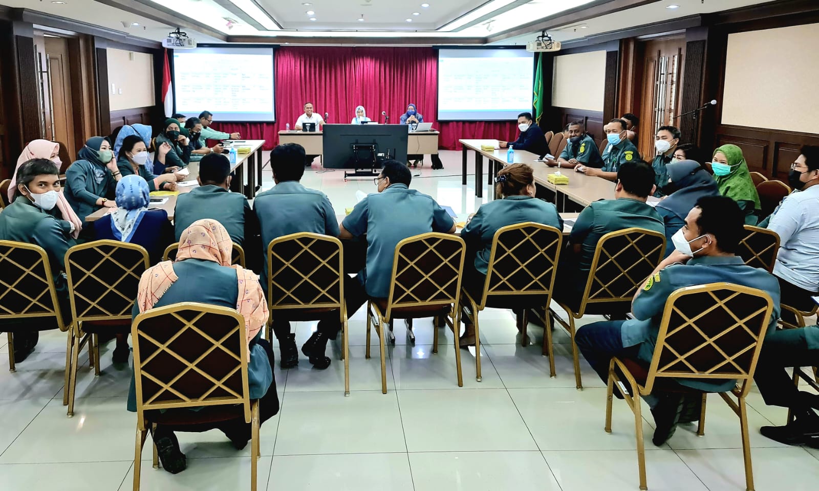 RAPAT MONITORING EVALUASI (MONEV) KINERJA JURU SITA DAN JURU SITA PENGGANTI PERIODE BULAN JULI 2022