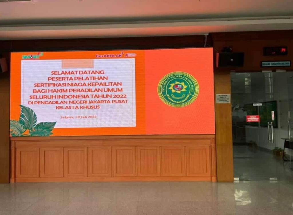 STUDI LAPANGAN PESERTA PELATIHAN SERTIFIKASI NIAGA BIDANG KEPAILITAN BAGI HAKIM PERADILAN UMUM