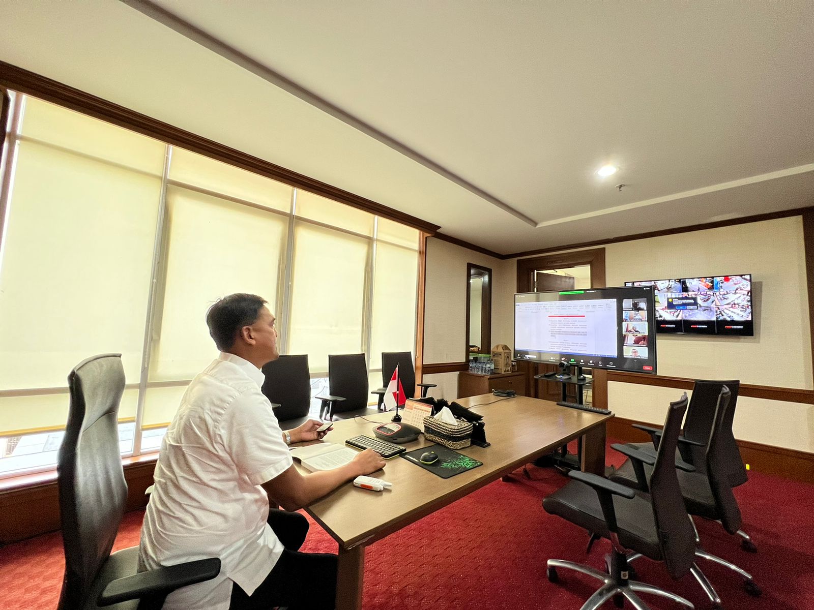 RAPAT LANJUTAN TIM KECIL KELOMPOK KERJA (POKJA) ARBITRASE MAHKAMAH AGUNG RI SECARA HYBRID