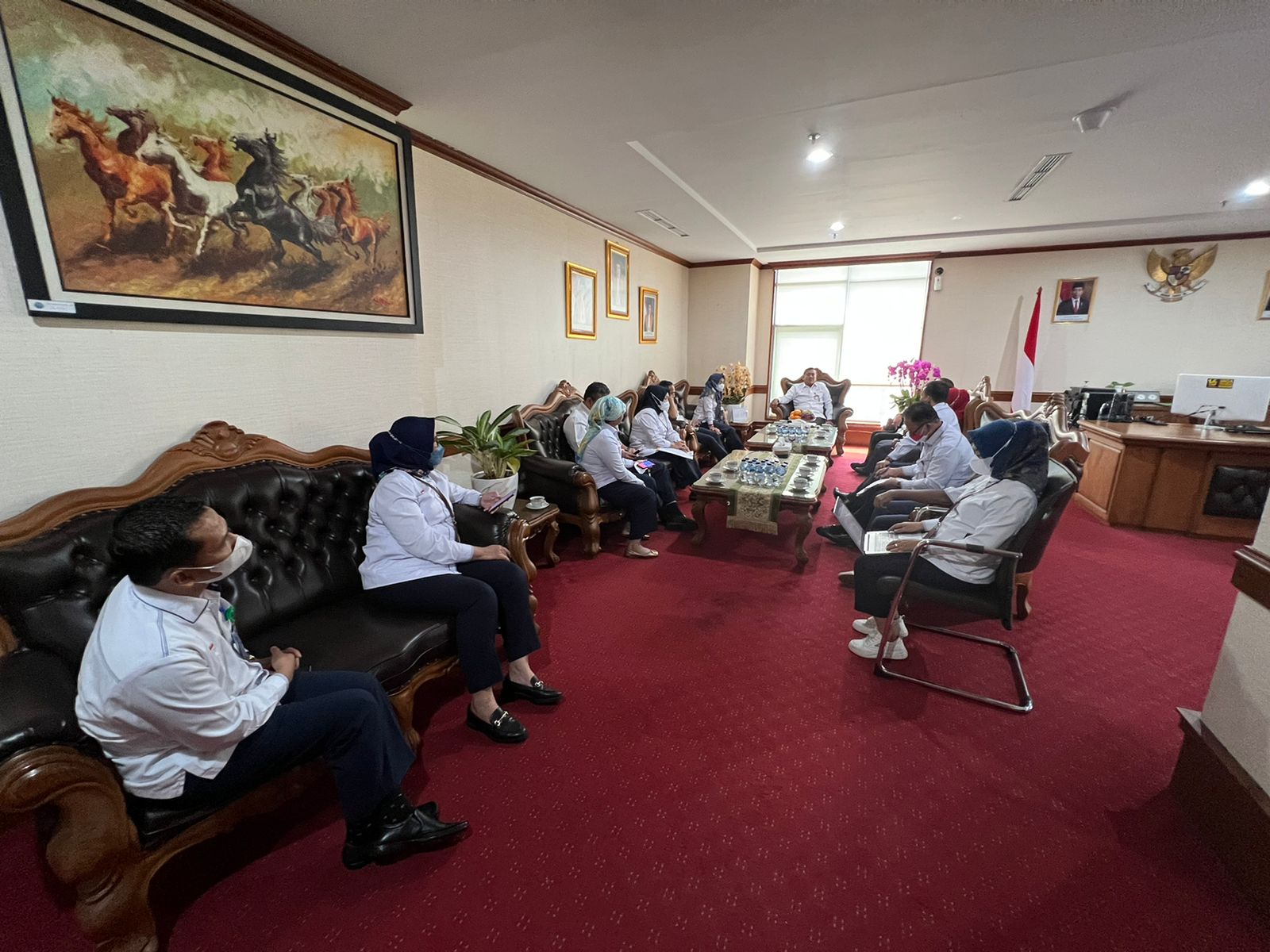 RAPAT KOORDINASI PERIHAL PELAKSANAAN UPACARA HUT KEMERDEKAAN RI DAN HUT MAHKAMAH AGUNG TAHUN 2022