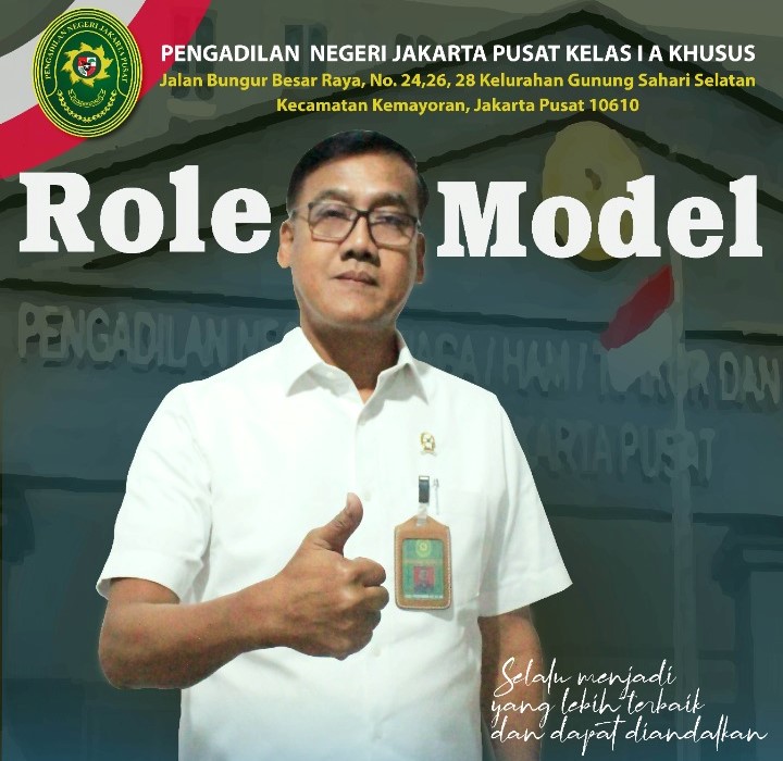 ROLE MODEL PENGADILAN NEGERI JAKARTA PUSAT KELAS IA KHUSUS TAHUN 2022