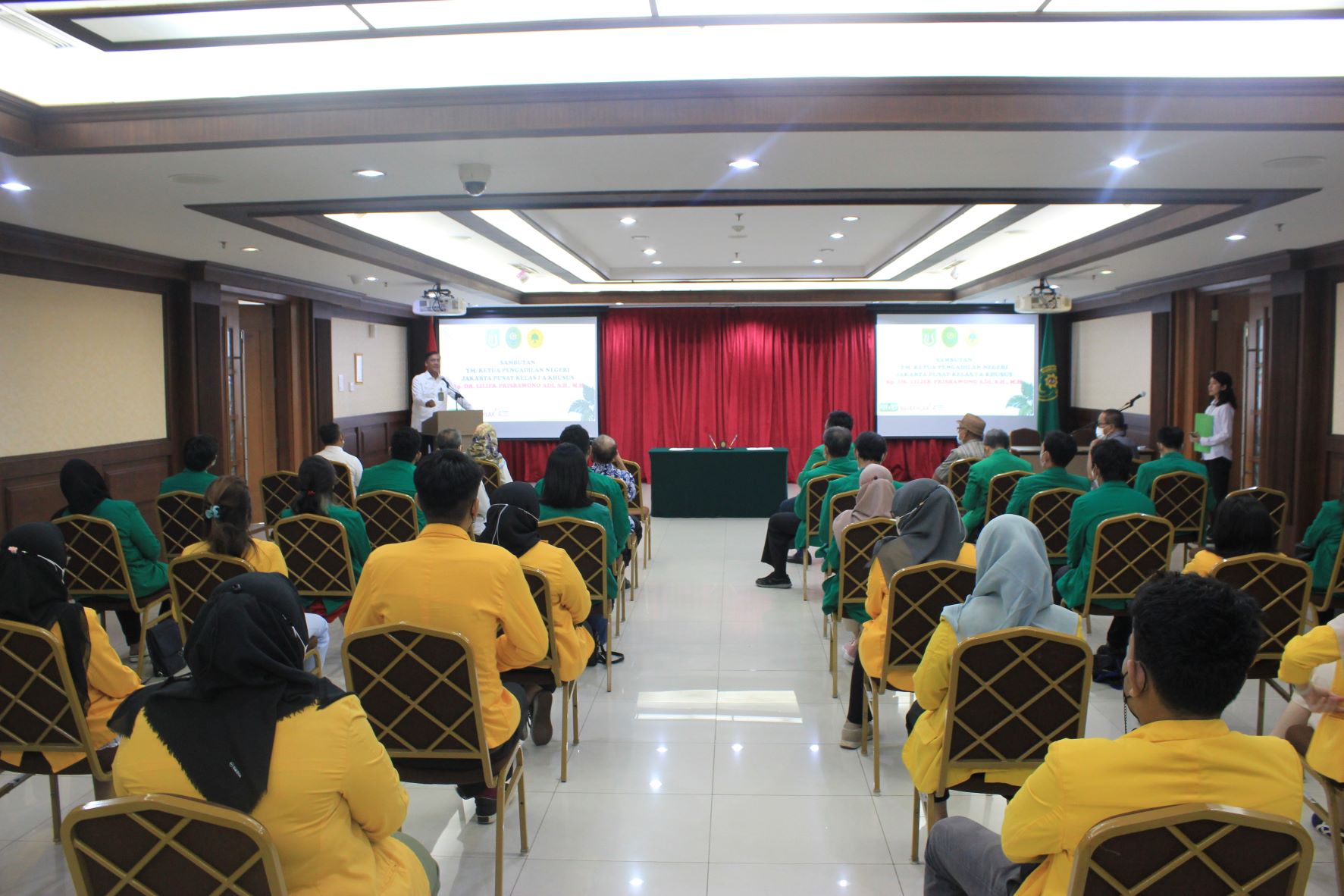 PENANDATANGAN NOTA KESEPAHAMAN PENGADILAN NEGERI JAKARTA PUSAT DENGAN UNIV. NASIONAL & STIH LITIGASI