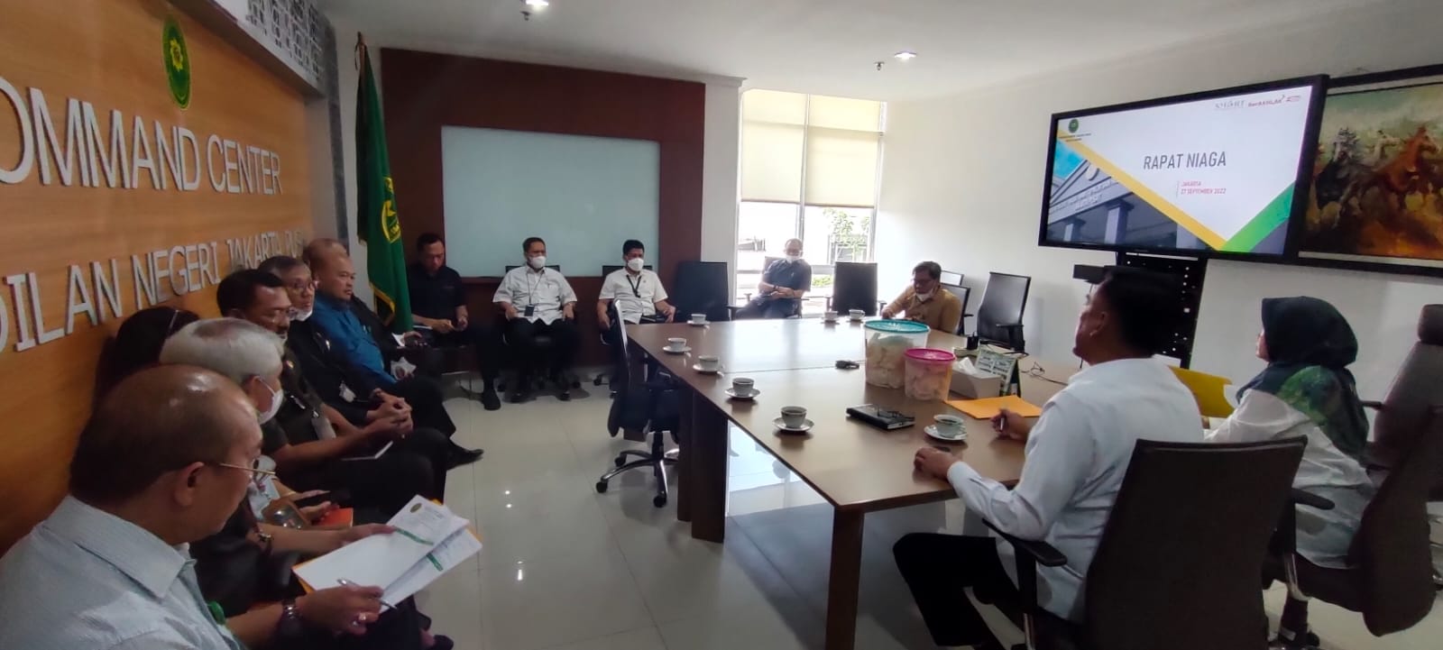 RAPAT TERBATAS KPN JAKARTA PUSAT KELAS IA KHUSUS DENGAN HAKIM PERKARA PERDATA KHUSUS NIAGA