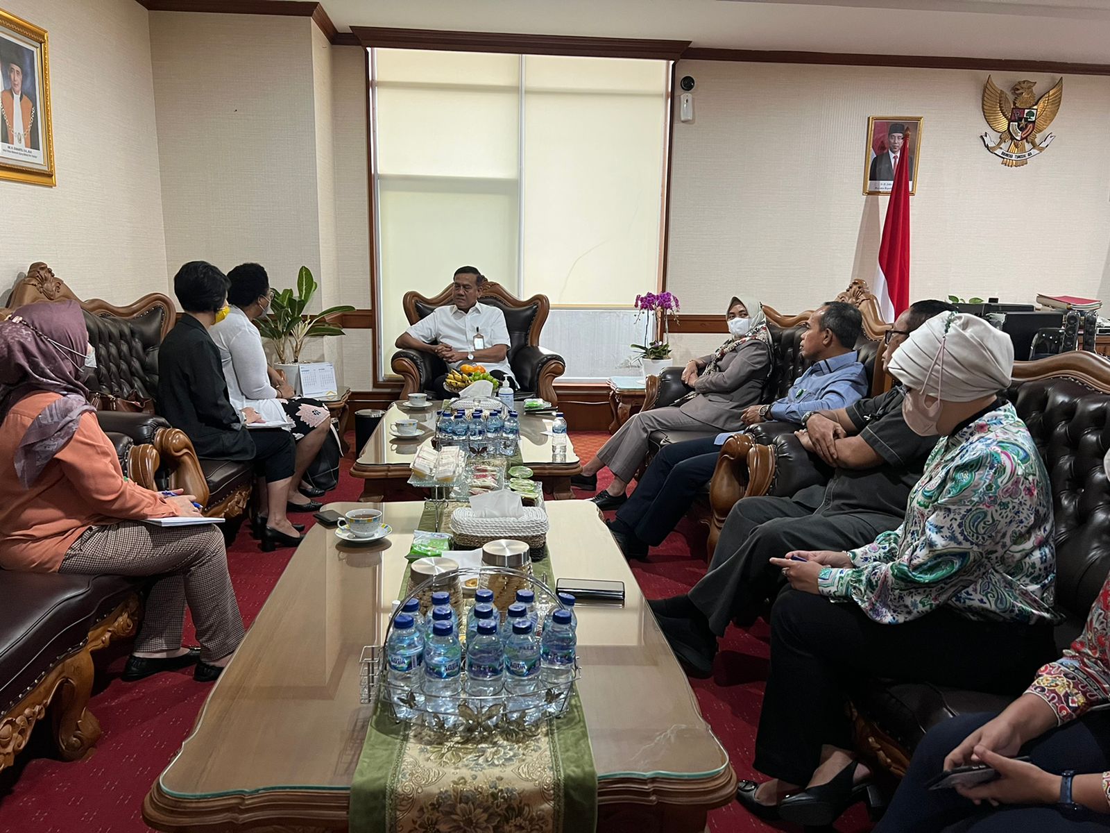 AUDIENSI PENGADILAN NEGERI JAKARTA PUSAT DENGAN DEPARTEMEN KEHAKIMAN AMERIKA SERIKAT (USDOJ/OPDAT)