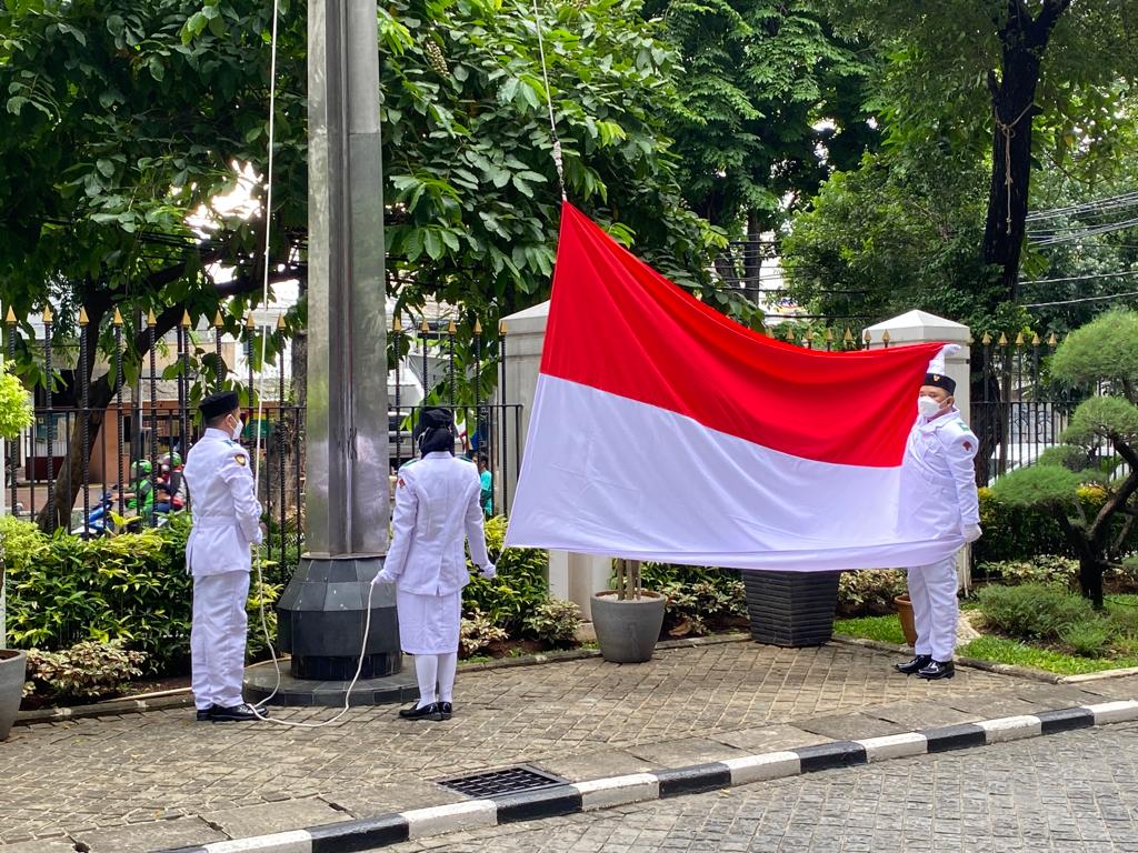 UPACARA PERINGATAN HARI PAHLAWAN TAHUN 2022 PADA PENGADILAN NEGERI JAKARTA PUSAT KELAS IA KHUSUS