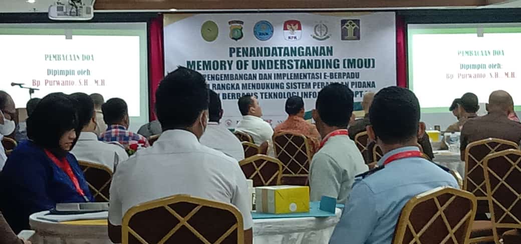 PENANDATANGANAN NOTA KESEPAHAMAN & SOSIALISASI IMPLEMENTASI e-BERPADU WILAYAH HUKUM PT DKI JAKARTA