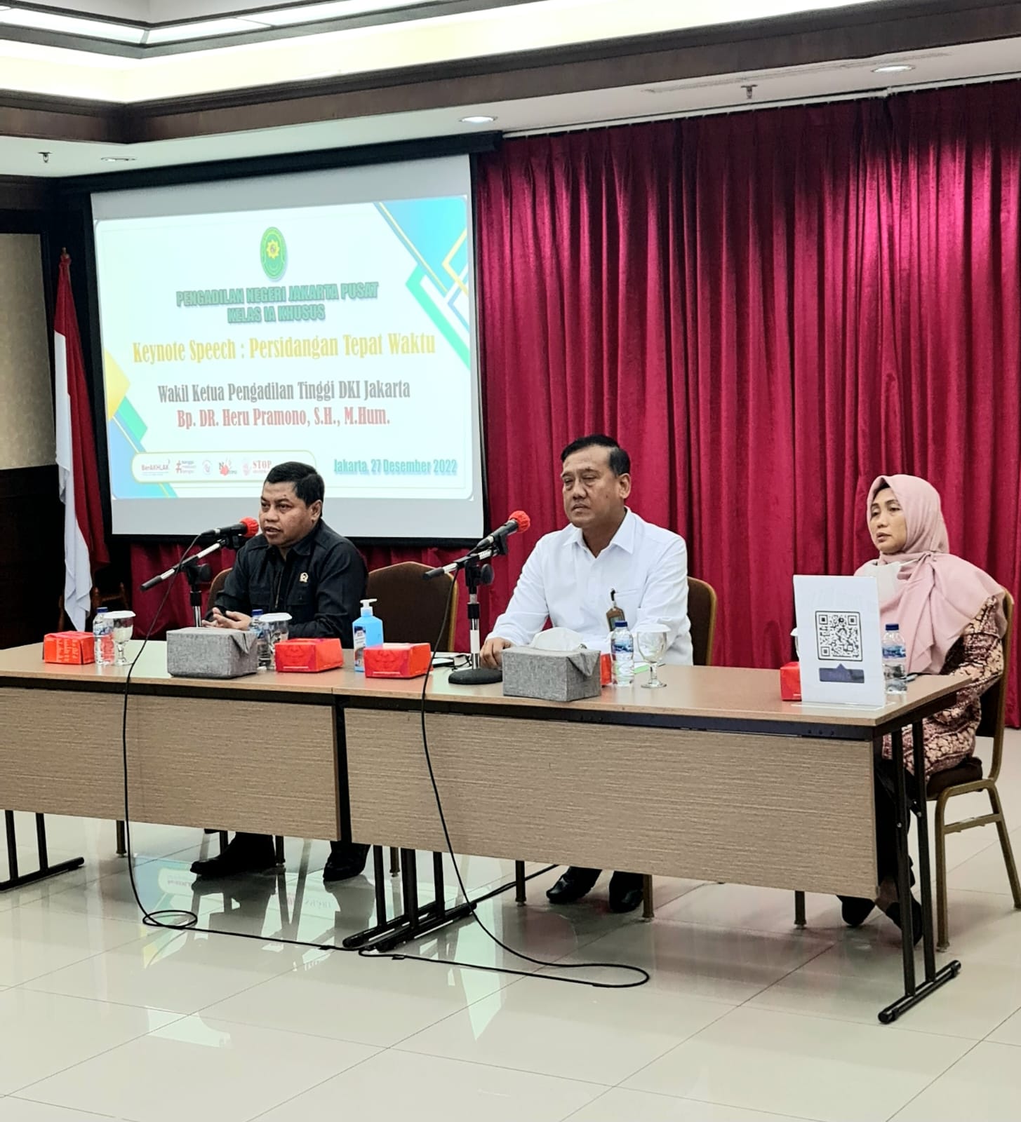 SOSIALISASI EKSTERNAL PROGRAM UNGGULAN PENGADILAN NEGERI JAKARTA PUSAT - PERSIDANGAN TEPAT WAKTU