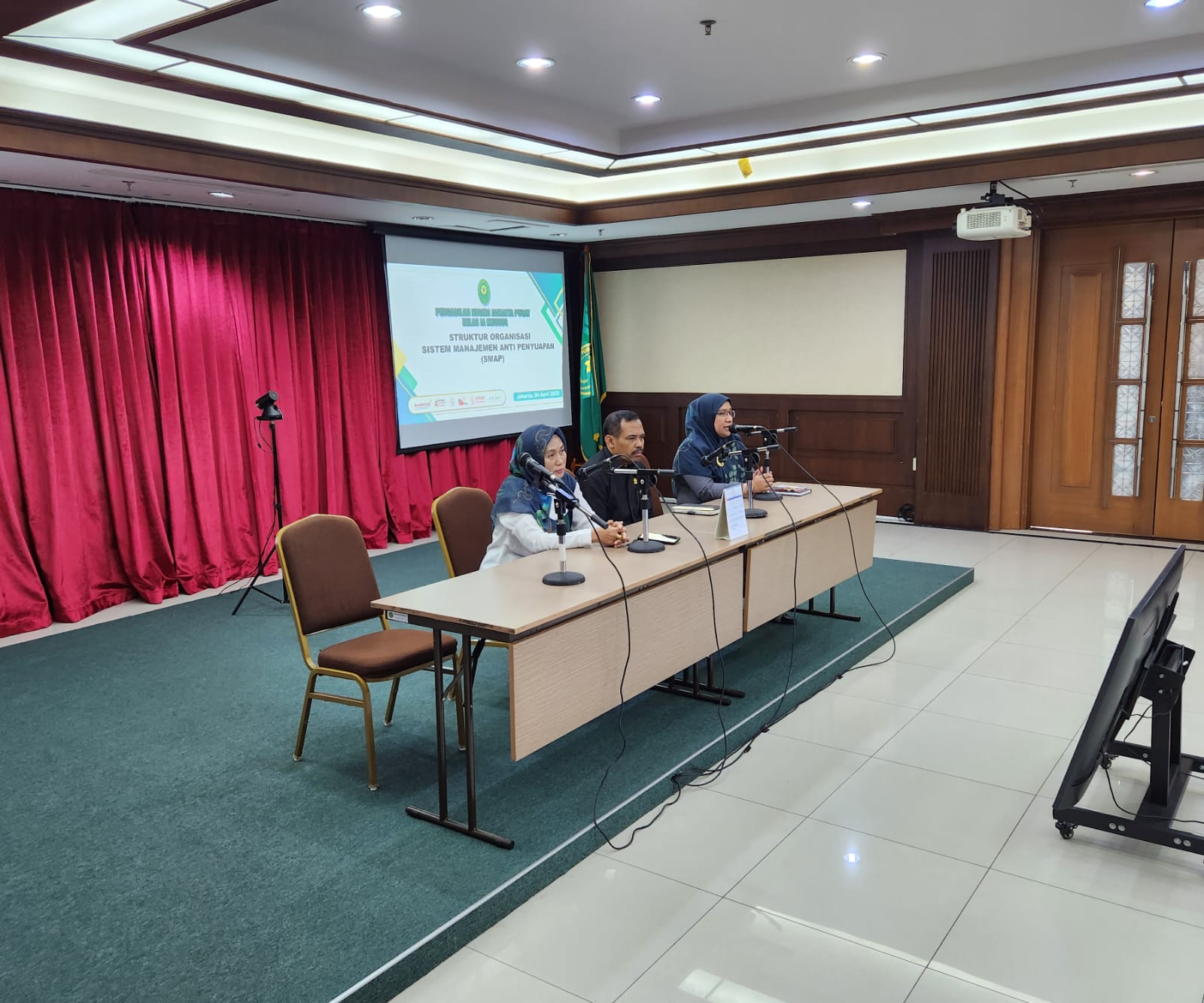 SOSIALISASI MODUL 1 S/D 7 E-LEARNING SISTEM MANAJEMEN ANTI PENYUAPAN (SMAP)