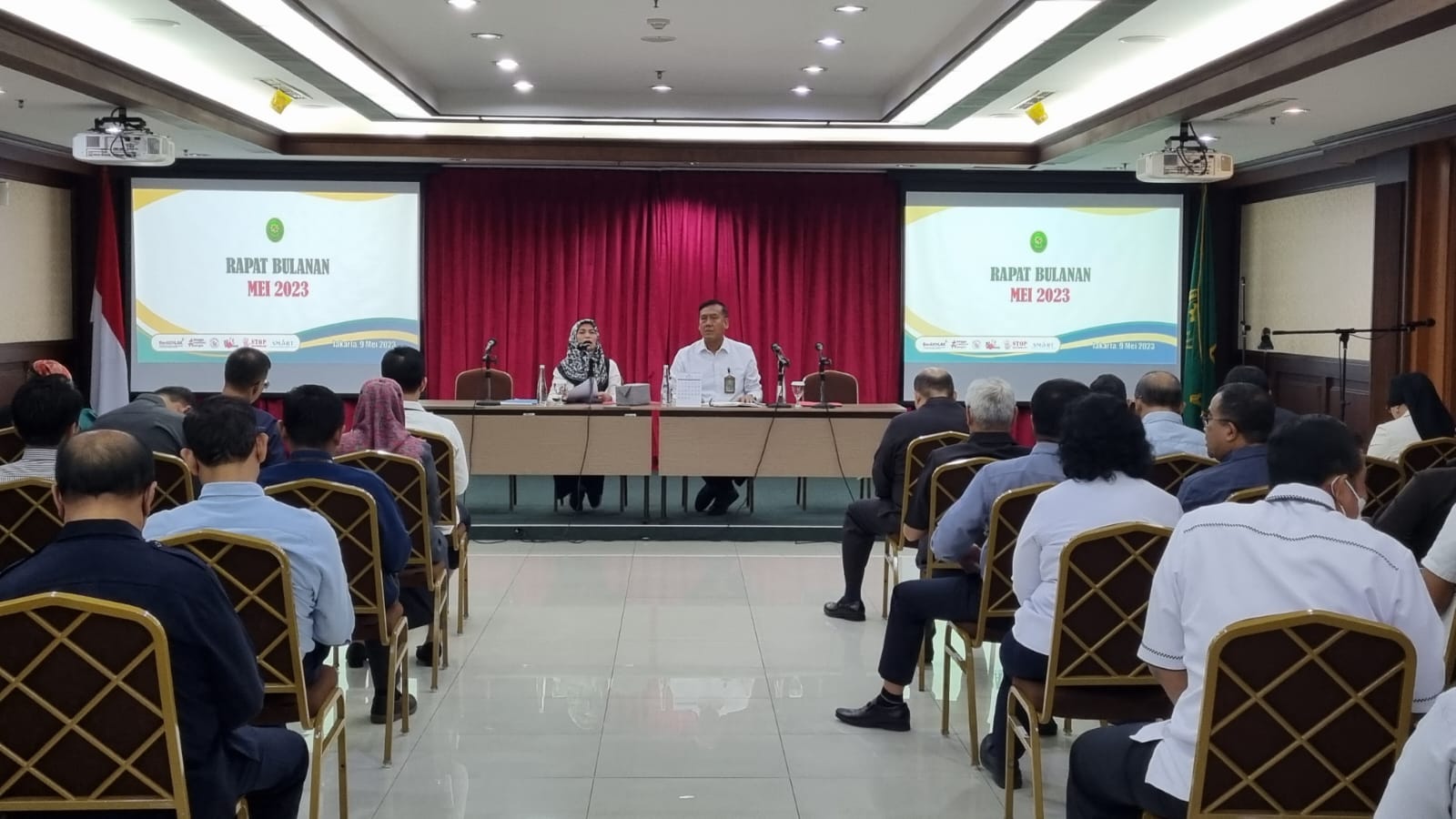 PN JAKARTA PUSAT ADAKAN RAPAT RUTIN BULANAN  SOSIALIASI E-COURT DAN E-BERPADU