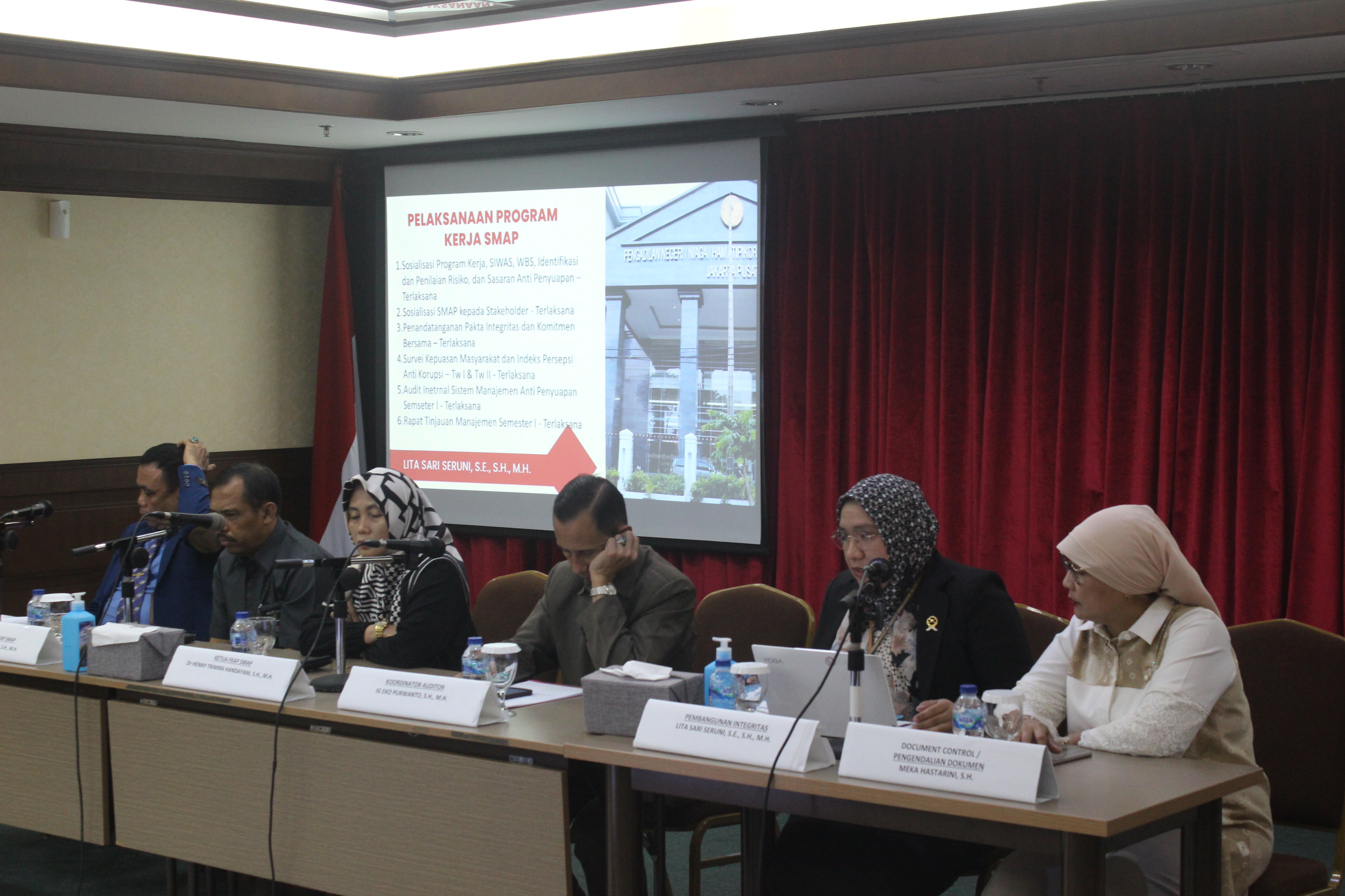 RAPAT TINJAUAN MANAJEMEN (RTM) SISTEM MANAJEMEN ANTI PENYUAPAN SEMESTER 1 TAHUN 2023