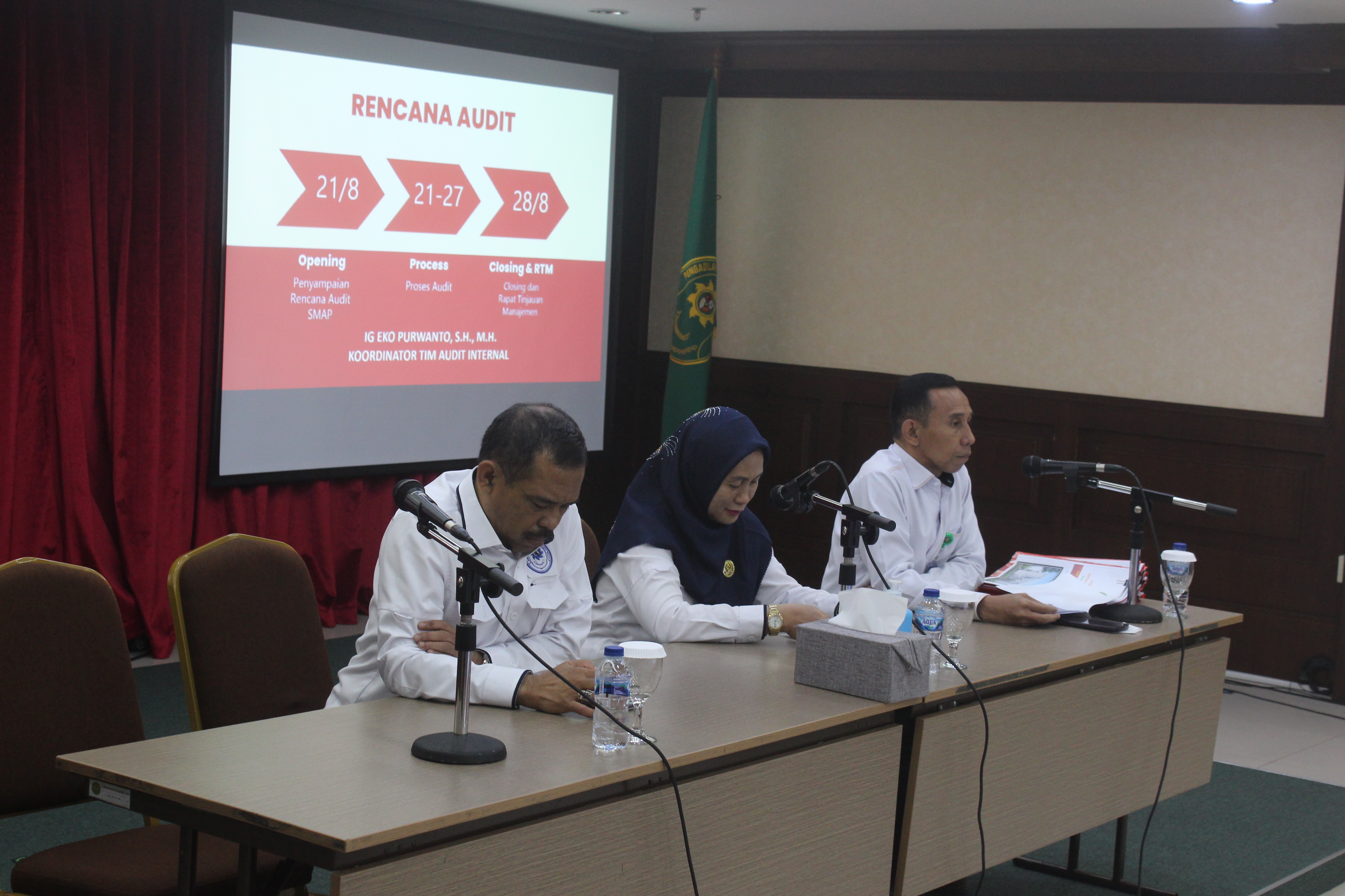 OPENING MEETING AUDIT INTERNAL SISTEM MANAJEMEN ANTI PENYUAPAN (SMAP)