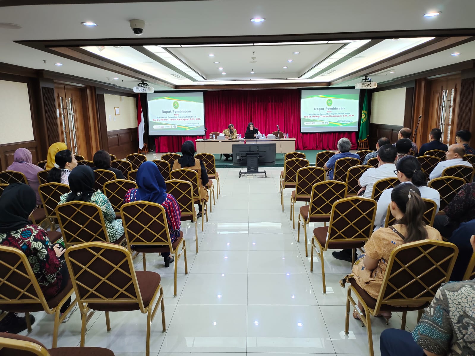 RAPAT PEMBINAAN PANITERA PENGGANTI, JURUSITA DAN JURUSITA PENGGANTI. KAMIS, 19 OKTOBER 2023