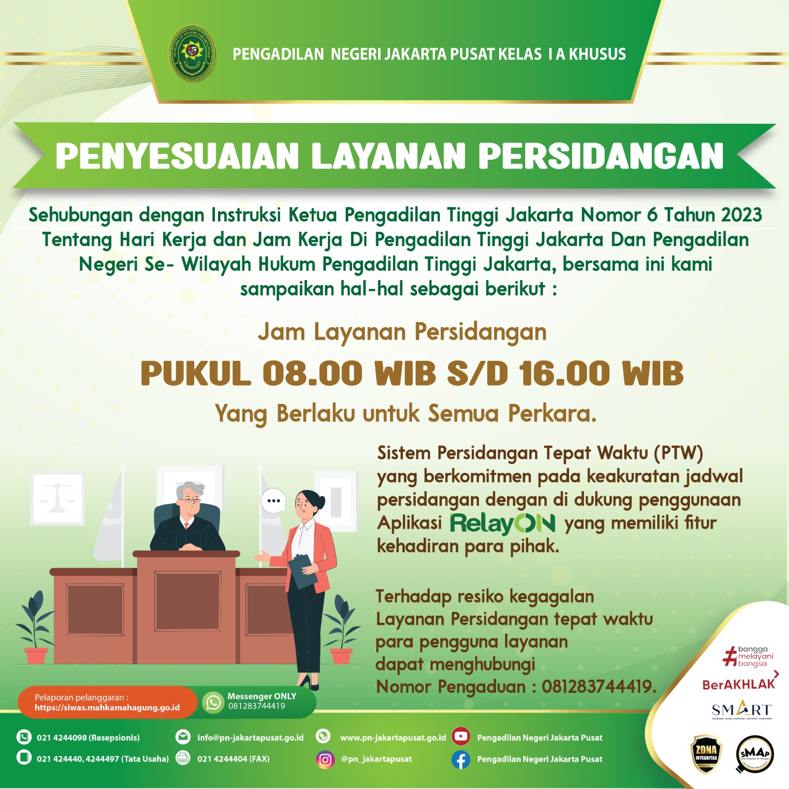 PENYESUAIAN PELAKSANAAN PERSIDANGAN