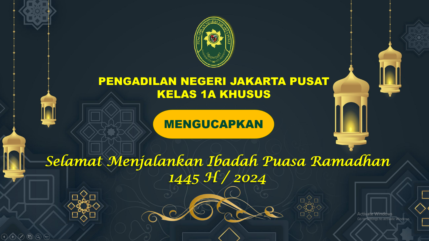 ACARA MUNGGAHAN MENYAMBUT DATANGNYA BULAN SUCI RAMADHAN 1445H