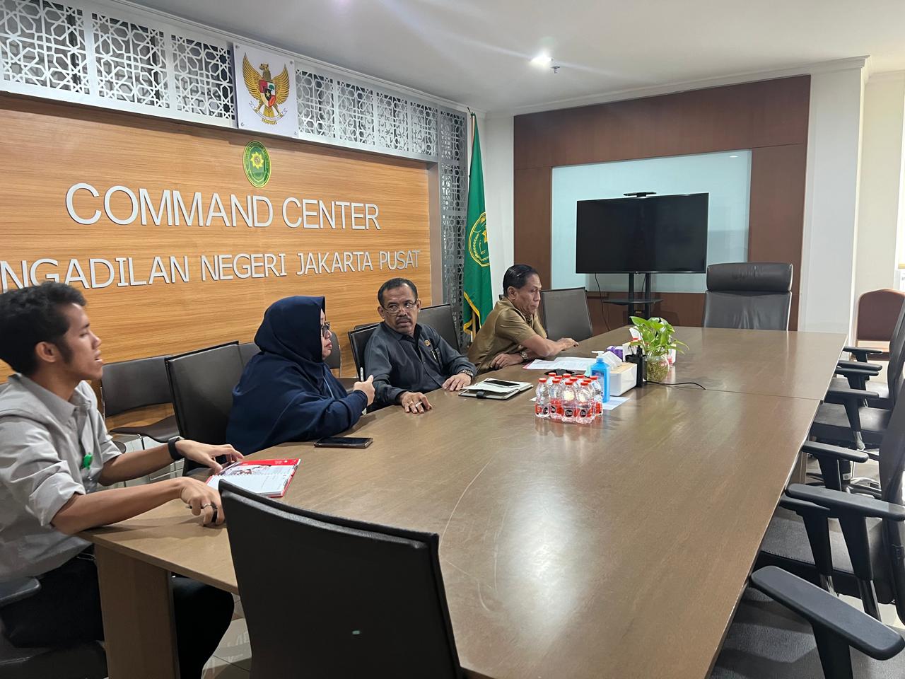 RAPAT TENTANG PEMENUHAN KEBUTUHAN DATA PERKARA NIAGA SECARA VIRTUAL
