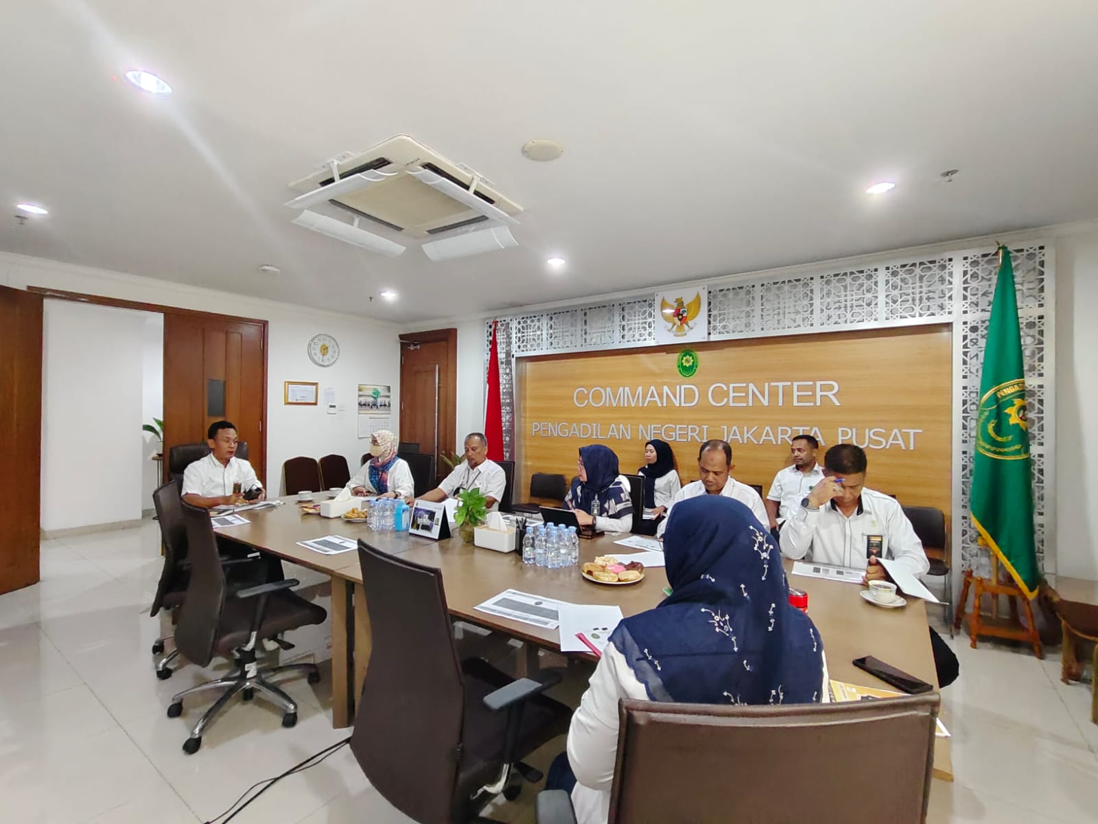 RAPAT EVALUASI HASIL SURVEI PERSEPSI KEPUASAN LAYANAN DAN SURVEI PERSEPSI ANTI KORUPSI