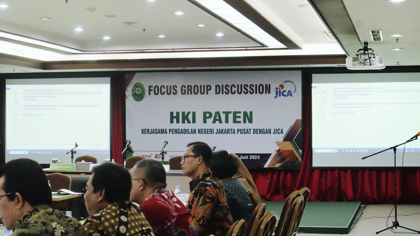 FOCUS GROUP DISCUSSION (FGD) INTERNAL PADA PENGADILAN NEGERI JAKARTA PUSAT KELAS IA KHUSUS