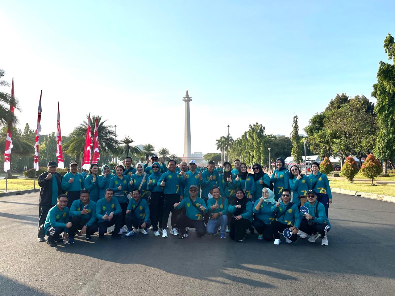 KEGIATAN JALAN SEHAT DALAM RANGKA HUT MAHKAMAH AGUNG KE-79