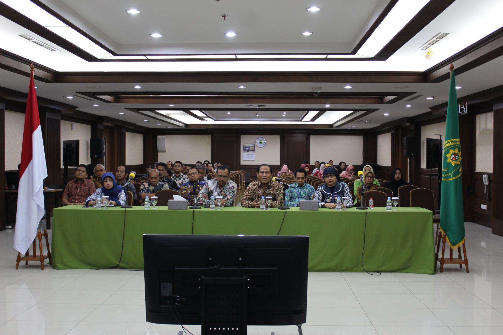 PENGAWASAN DAN MONITORING EVALUASI SECARA VIRTUAL OLEH PENGADILAN TINGGI JAKARTA BULAN OKTOBER