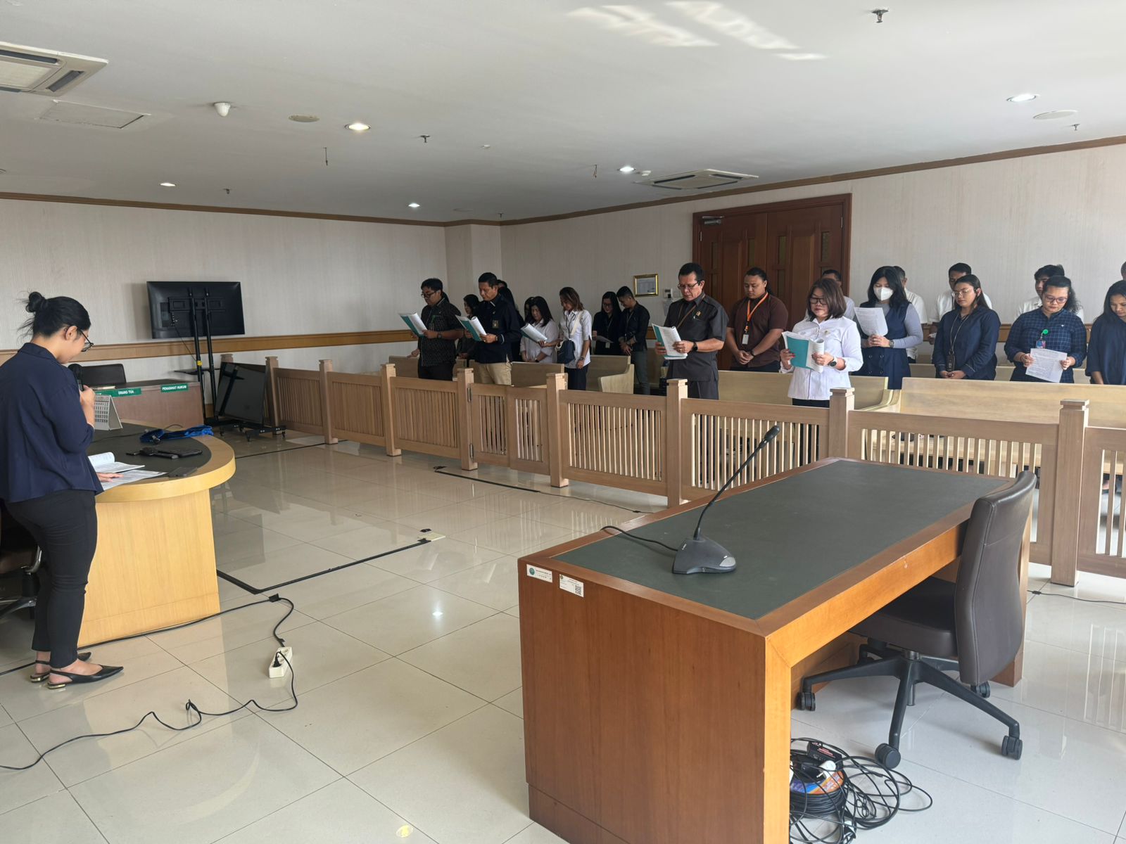 KEBAKTIAN UMAT KRISTIANI HARI RABU PADA PENGADILAN NEGERI JAKARTA PUSAT – 20 NOVEMBER 2024