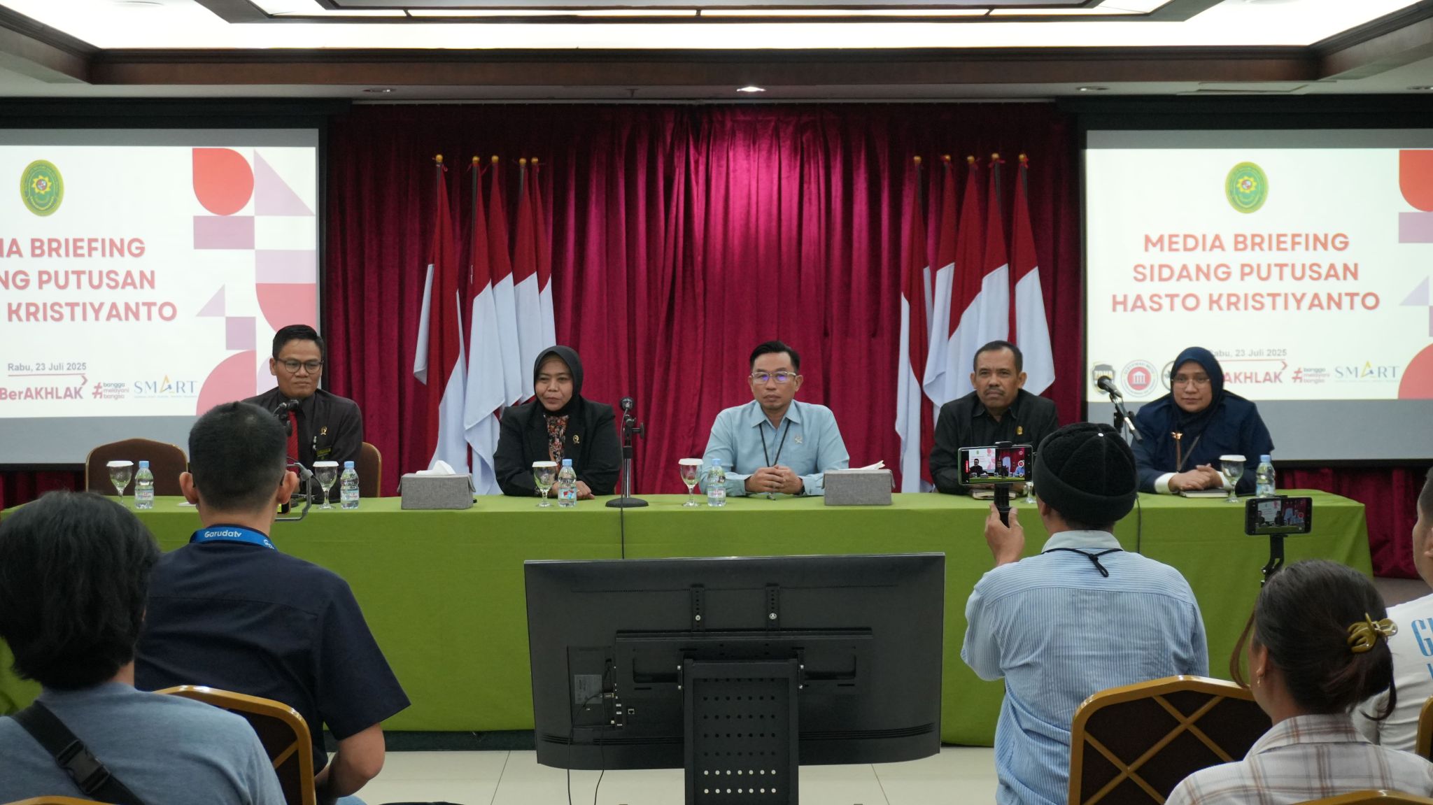 MEDIA BRIEFING SIDANG PUTUSAN HASTO KRISTIYANTO