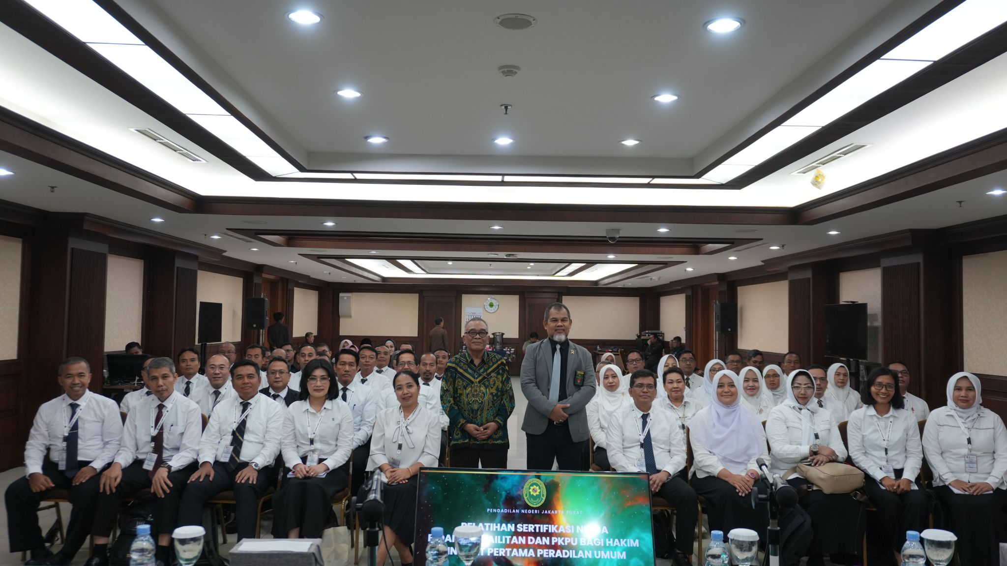 KUNJUNGAN PESERTA PELATIHAN SERTIFIKASI NIAGA KE PN JAKARTA PUSAT