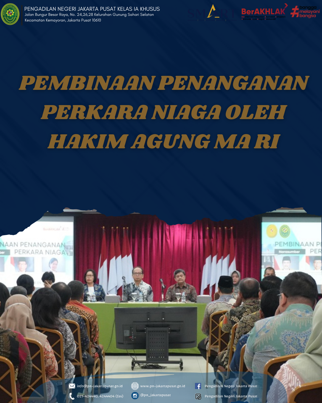 PEMBINAAN PENANGANAN PERKARA NIAGA OLEH HAKIM AGUNG MA RI