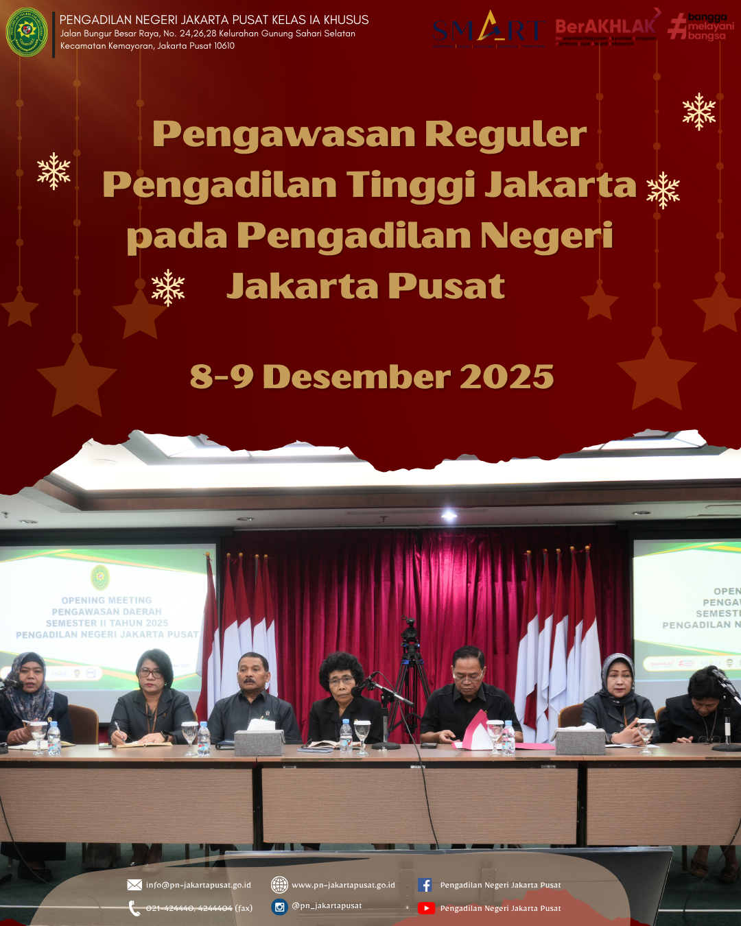 PENGAWASAN REGULER PENGADILAN TINGGI JAKARTA PADA PENGADILAN NEGERI JAKARTA PUSAT
