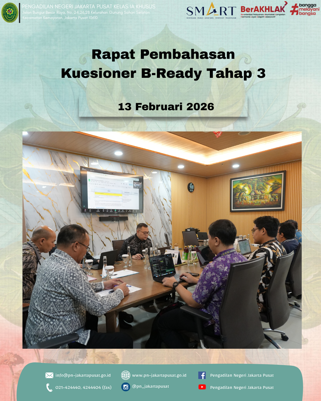 RAPAT PEMBAHASAN KUESIONER B-READY TAHAP 3