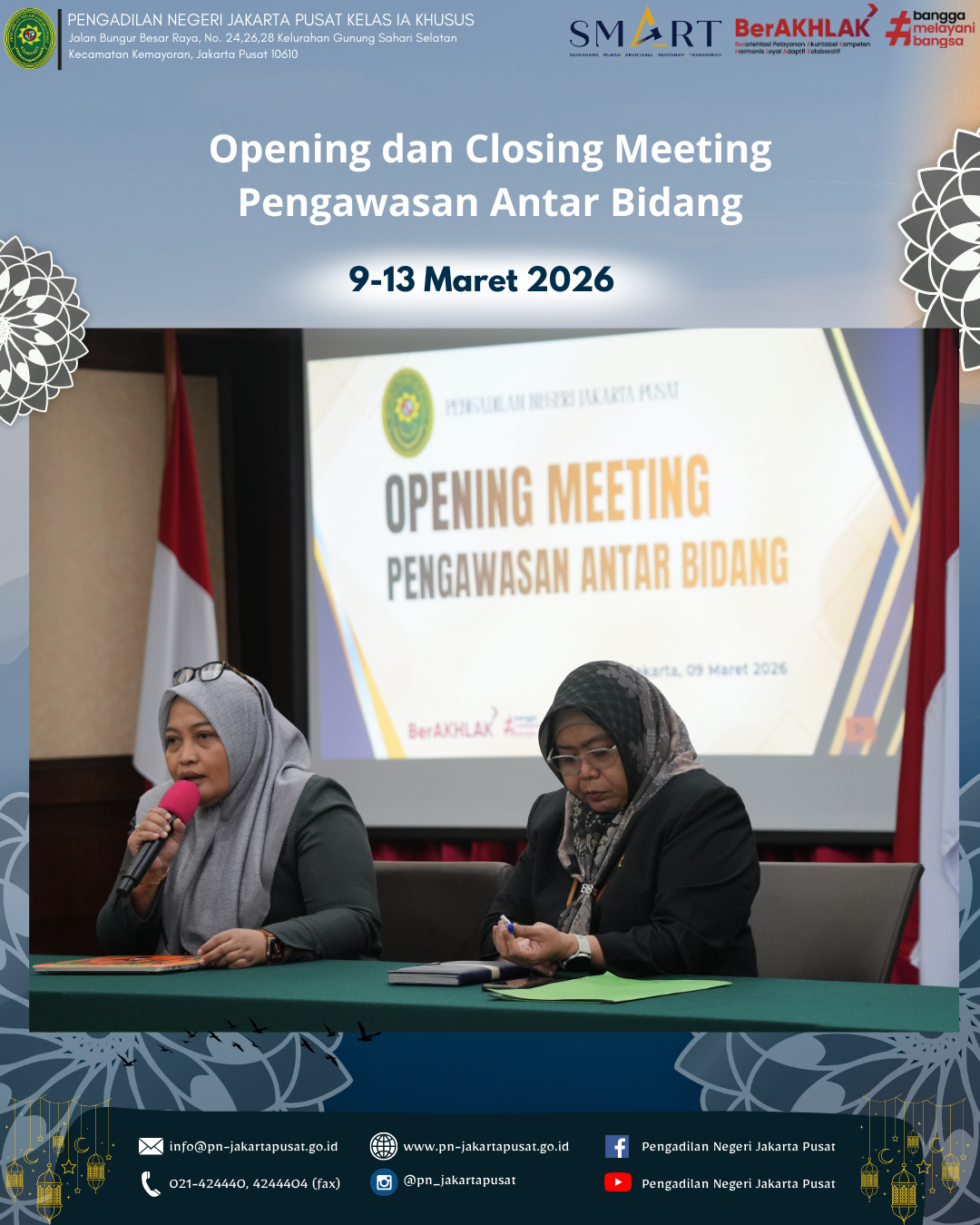 OPENING DAN CLOSING MEETING PENGAWASAN ANTAR BIDANG SEMESTER 1 TAHUN 2026